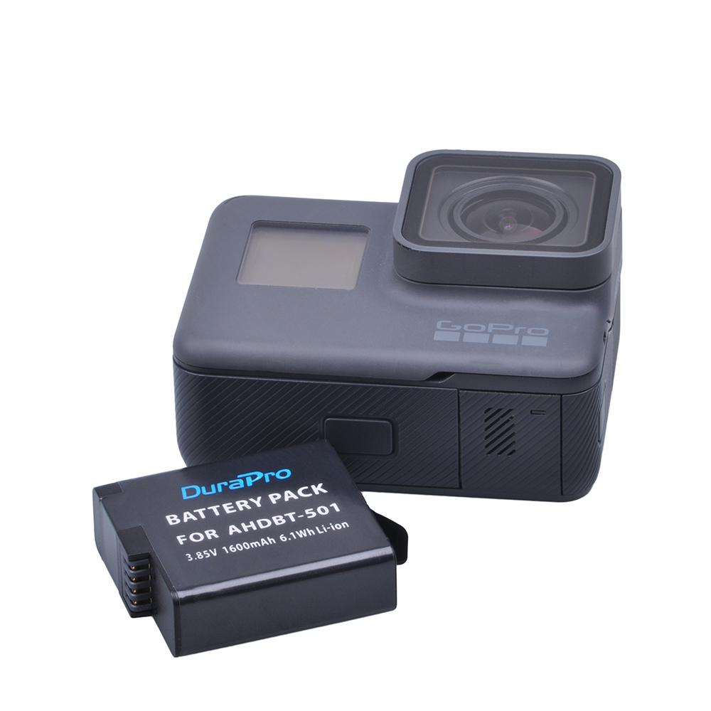 Pickle Power Lot 2 Batteries 1500 MAh + Double Chargeur Pour GoPro Hero 5/6/7 – Écran LED Intelligent