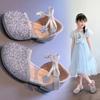 Fashion Children Leather Shoes for Girls Fashion Shiny Casual Mary Janes with Bow-knot Classic British Style School Party Kids Sandals