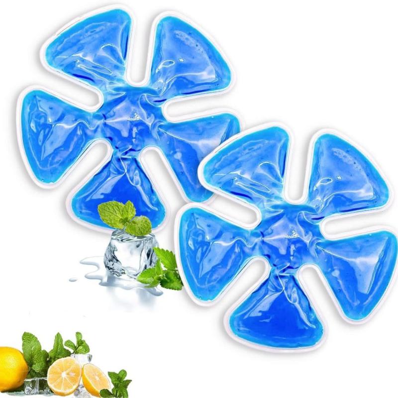 1 Bucată Pad Răcoritor Ajustabil Pentru Căști și Pălării Compresă Rece Reutilizabilă Gel PVC Albastru Pachet Gheață Accesoriu Călătorie Outdoor