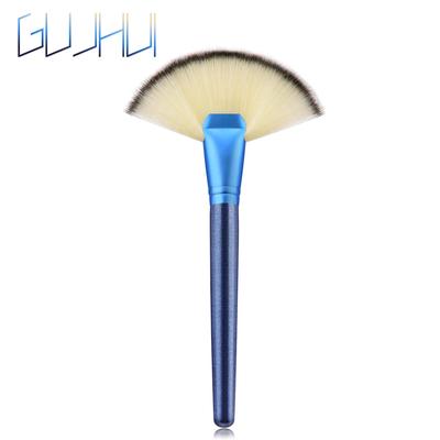Fan Shape Beauty Cosmetic Brush Blending Highlighter  Face Powder Makeup