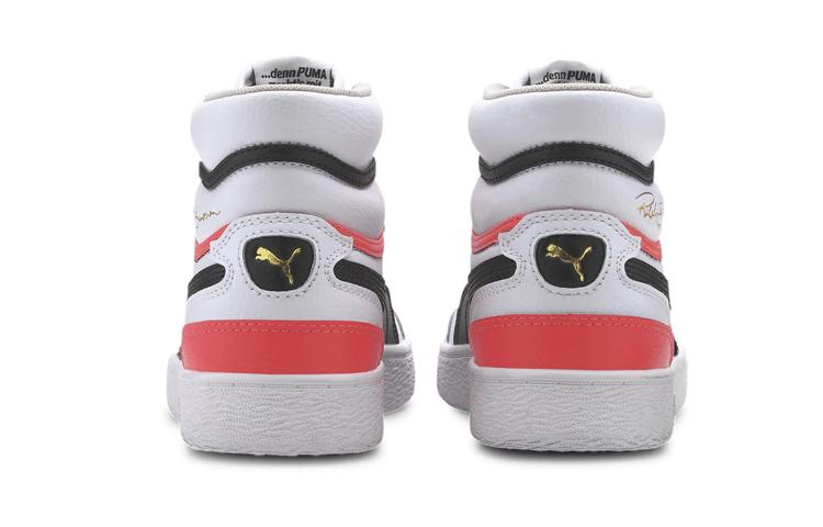 Kids' Sneakers PUMA Ralph Sampson Versatile High top Kids' Skateboarding Shoes White Teenagers