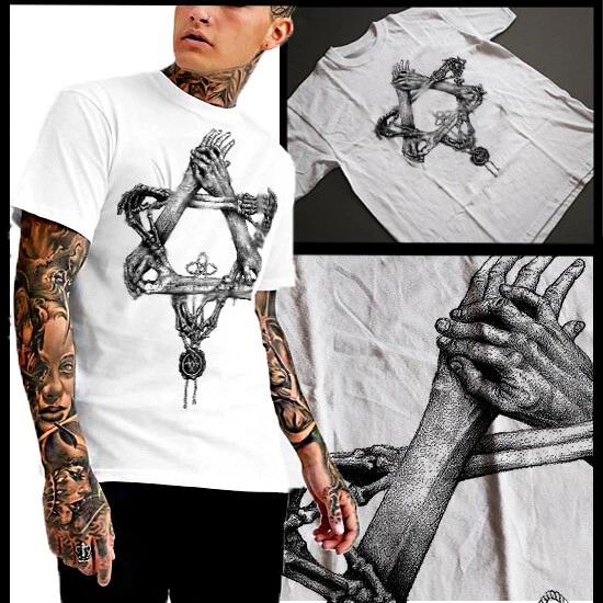 

Goth Occult T-Shirt Vintage Victorian And Medieval Era Dark Evil Halloween New M