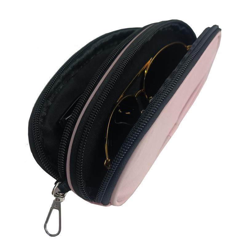 Doppellagiger Sonnenbrillen-Organizer Wasserdichte Langlebige Aufbewahrungsbox für Sonnenbrillen-Liebhaber Reisen Outdoor-Nutzung