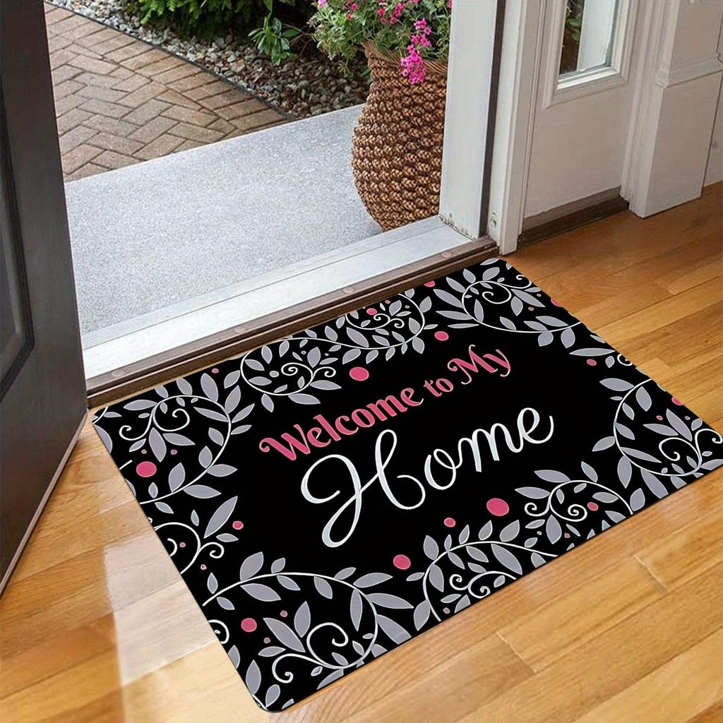 1PC HD Cute Kitten Pattern Door Mats Kitchen Rugs Non-Slip Pop Design Bathroom Rugs Bath Mat Carpet for Home Sink Laundry Decor