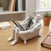 Solid Resin Material Trinket Organizer Smooth Surface Bathtub Tray Desktop Organizer  Bedroom