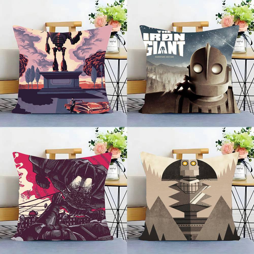 The Iron G-Giant Animated Movie Pillow Case Sofa Cushion Cover Room Home Decoration