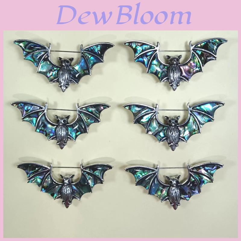 Animal Crafted Shell Bat Brooch Pin Pendant Decorative Jewelry For All Genders