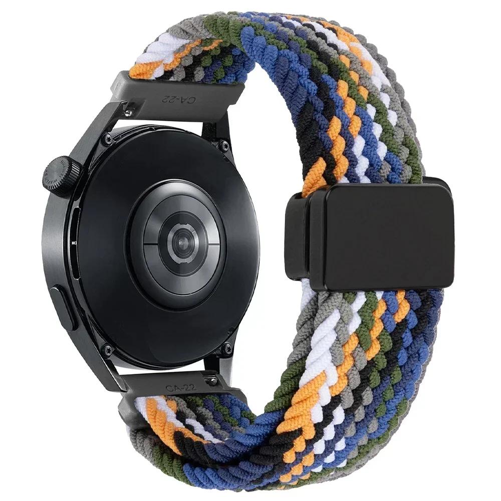 Cinturino Intrecciato in Nylon da 22mm 20mm per Garmin Forerunner 570 265 165 255 Braccialetto Traspirante Vivoactive 4 5 6 Venu 2 3 sq Cinturini Sportivi