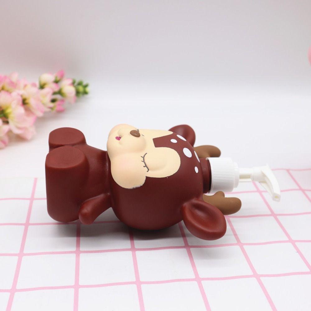 300ML Soap Dispenser Cute Lotion Containers Portable Cartoon Empty Pump Bottle  Kids