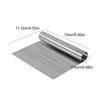 Stainless Steel Baking Scrapers With Measurement Markings For Dough Cutting Spatula And Food Preparation Kitchen Tool