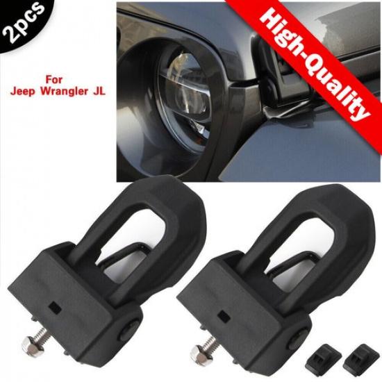 2Pcs REPLACEMENT Hood Latch Hood Catch Lock Kit for 2018-23 Jeep Wrangler JL JT