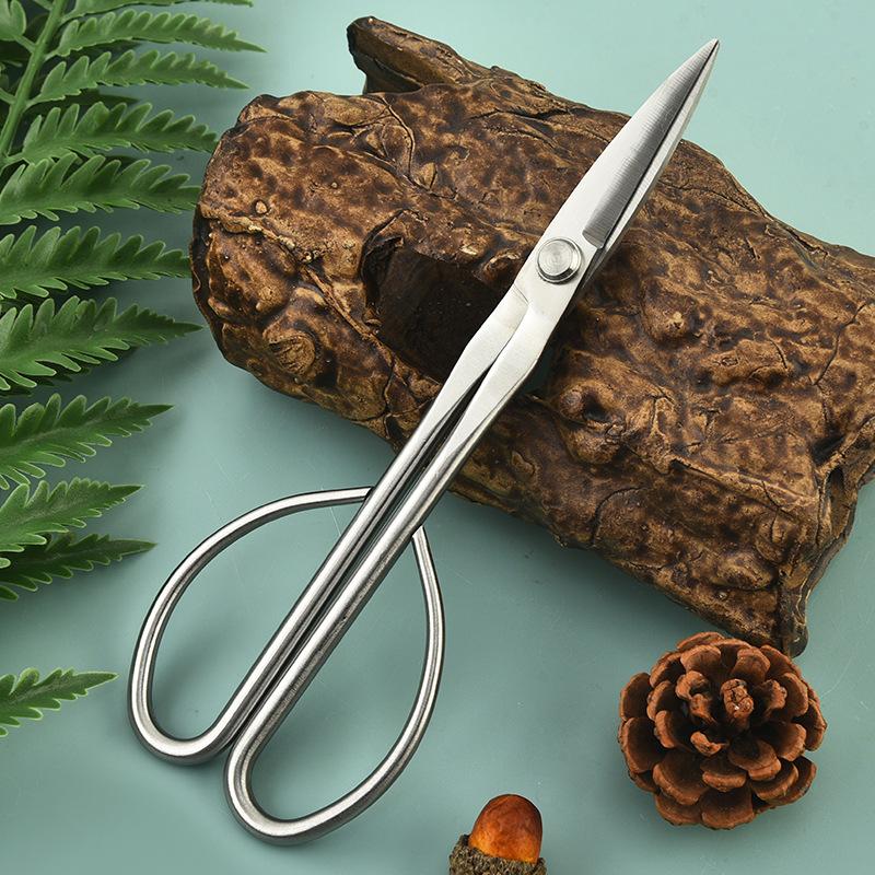 8.27 Inch Tender Leaf Bud Prunning Scissors Flower Art All-steel Integrated Pruning Potted Plants Gardening Horticulture Shear