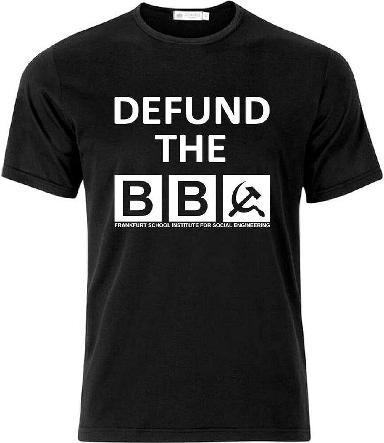 Defund The BBC Protest Men T Shirt XXL чёрный