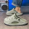 Fashion Shevalues 2025 New Men's Slippers EVA Soft Sole Comfortable Male Hole Shoes Outdoor Leisure Beach Slides Fashion Summer Sandals