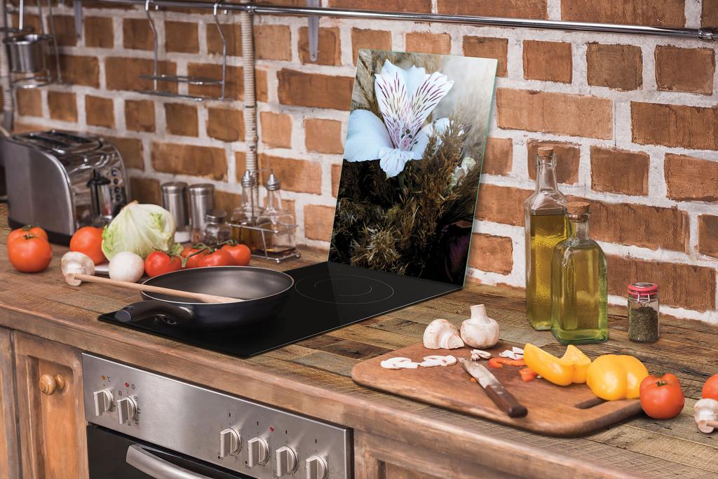 SZKLANA DESKA DO KROJENIA 35x52 ORCHIDEA