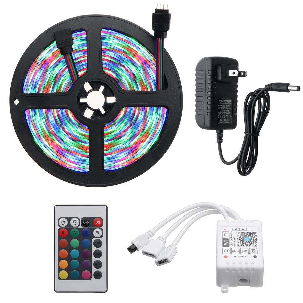 Wireless Led Strip Kit Buy 10M/5M RGB SMD5050 LED Light Strip Kit Smart Home Wifi Wireless App ...