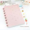 Cartoon A5 Loose-Leaf Book Detachable DIY Binder Journals Multi Color Detachable Notepad  Gifts