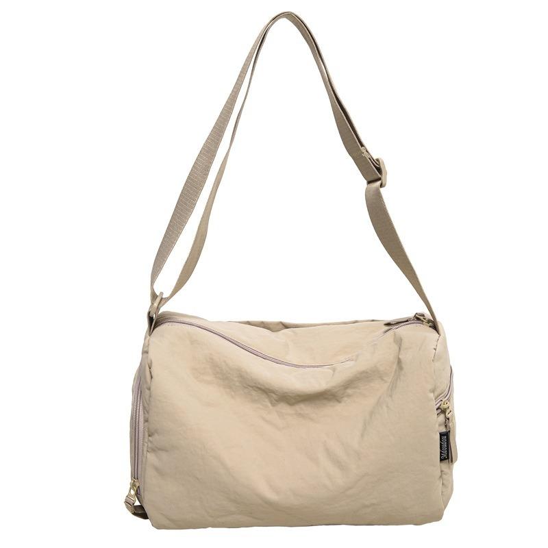 New Messenger Bag Women's Simple Large-capacity Nylon Sports Travel Bag Duffel Bag Shoulder Bag Men