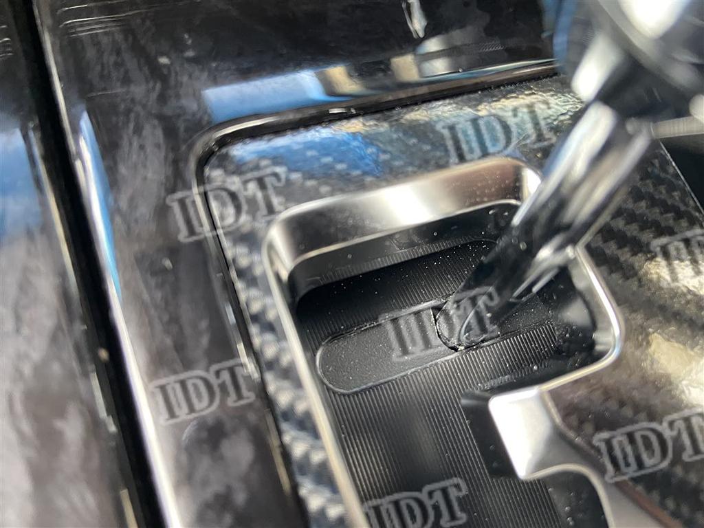 IDT 30 Series Alphard Vellfire Carbon Shift Interior Sheet Sticker Interior Custom with Mini Waste (Shift Gate Carbon Black)