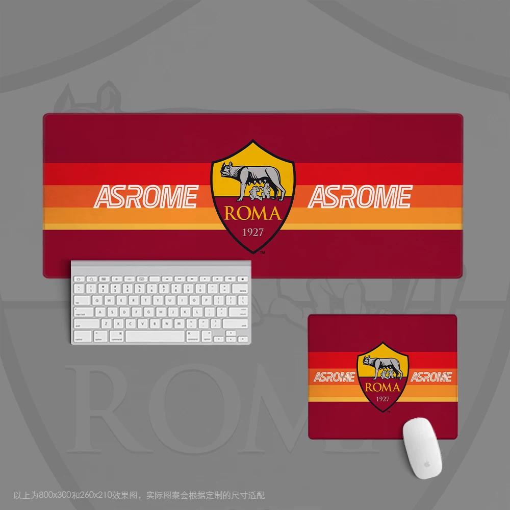 New Creative Extra Large Leather Non-slip Stain Resistant Mouse Pad Office Keyboard Table Football Fan Supplies Student Gift Roma Totti Periphery