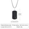 Joyería de Acero Inoxidable Placa de Perro Collar para Hombre Colgante Geométrico Para Boda Fiesta de Cumpleaños Mamá Novia Regalo de San Valentín