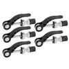 5pcs Seatpost Clamps Quick Release Aluminum Alloy Durable Bike Pipe Clamp Fixed Gear for Universal