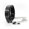 Sexy Leather Choker Collar With Nipple Clamp Breast Clip Chain SM Bondage Couple SM Sex Toys For Woman Erotic Tools Adult Games