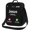 Jesus is Calling Christian Lunch Box with Side Pocket Leakproof Portable Lunch Bags for Office Beach Work