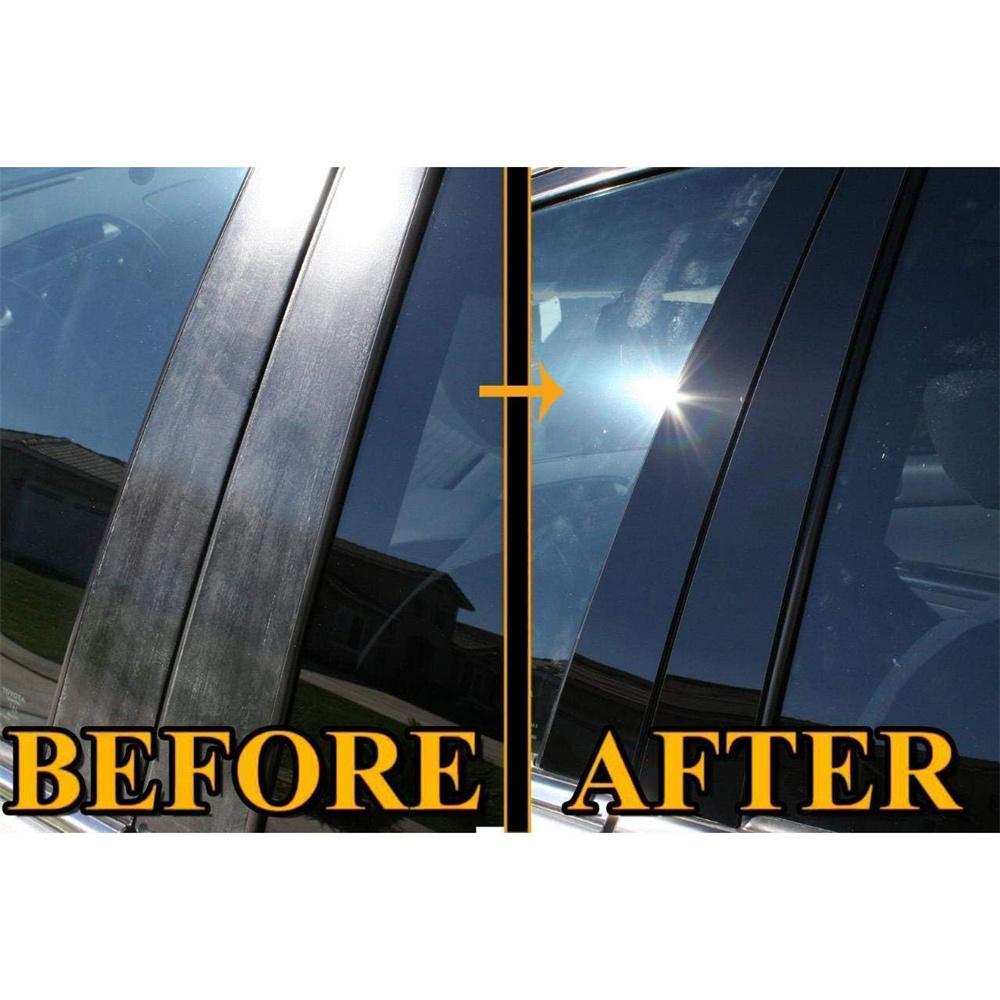 4Pcs Black Pillar Posts Door Trim Cover For Dodge Ram 1500 2500 3500 1994-2001