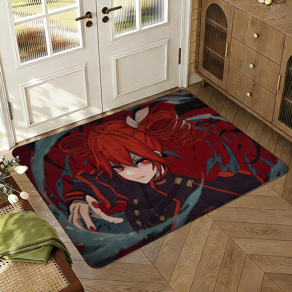 K-Kasane Teto Pink American Floor Mat Soft Thickened Absorbent Non-Slip Bedroom Living Room Door Mat Home Decor Flannel Rugs