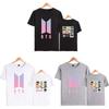 BtsGrafisk Tryckt Modal T-shirt Oversized Streetwear Skjorta För Kpop-fans Sommar Casual