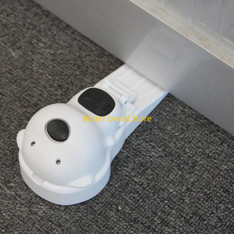 

W89C Cartoon Dog Door Stop Alarm Door Stopper with 120DB Alarm Flashing Lights Non-slip Rubber Pad for Apartment Hotel Home China Mainland