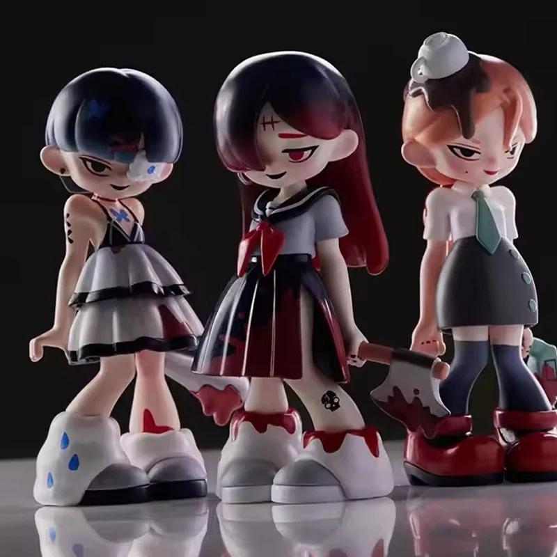 Genuine Yandere Girls Blind Box Series Model Tabletop Decorations Anime Figure Surprise Bag Ornament Collection Toys Gift