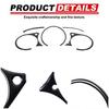Glossy Black trument Panel Cover Trim Sticker For Nissan 370Z Z34 2009-20