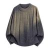 Pullovers Long Sleeves Sweaters Unisex Pure Colour Jumper Autumn Winter Tide Diamond Lattice Twisted Flower Loose Couples Bottoming Knit Sweater