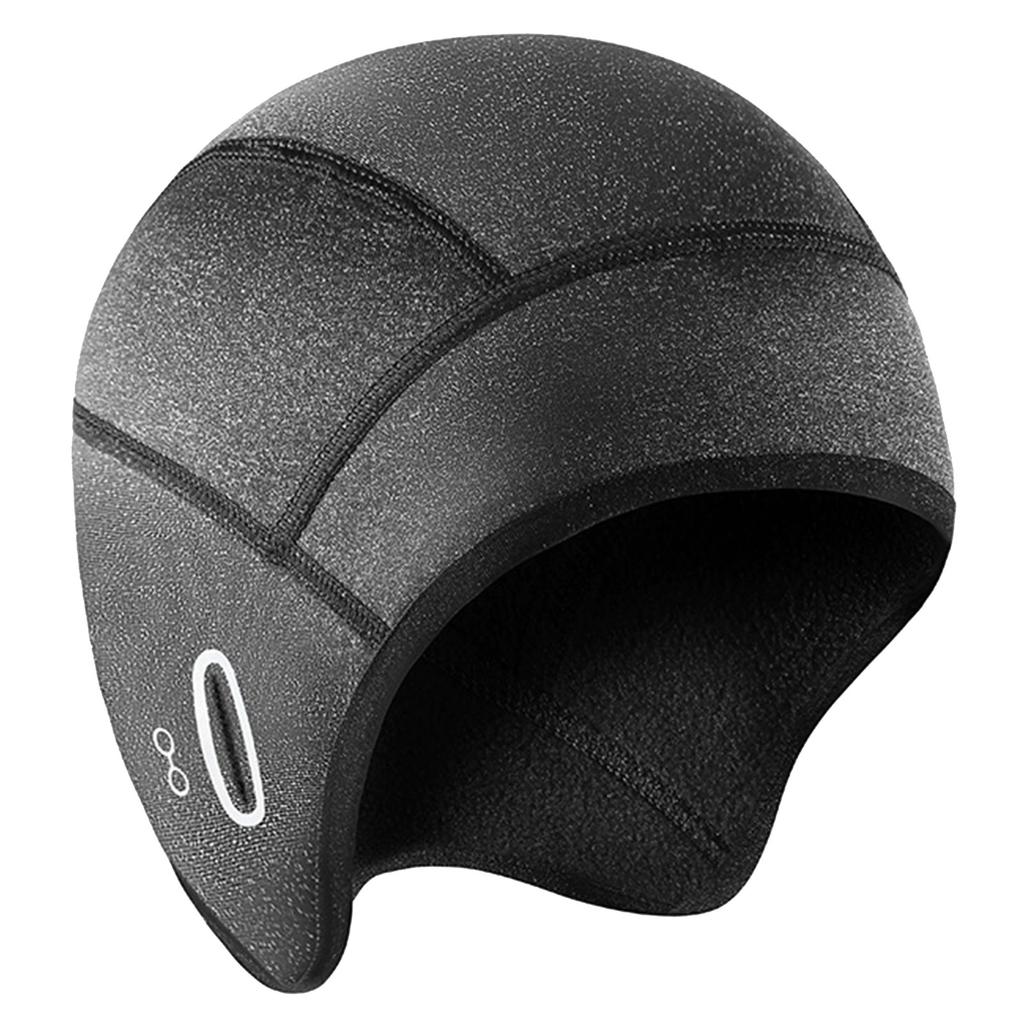 Unisex Radmütze mit Gesichtsmaske Warm Atmungsaktiv Helmfutter für Radfahren und Skifahren Fahren im Winter bei kaltem Wetter