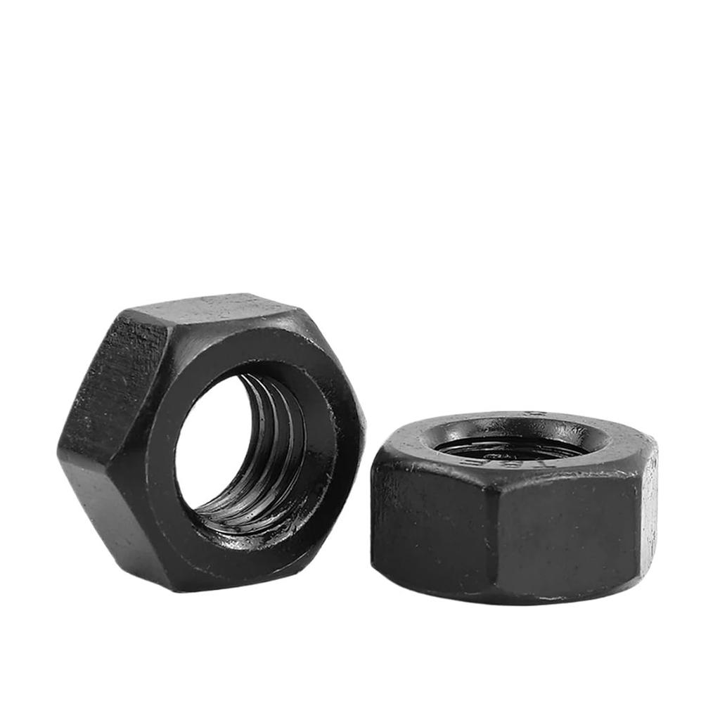 25-50pcs 304 Stainless Steel Hexagon Nut M1.2 M1.4 M1.6 M2 M2.5 M3 Black Steel Hex Nuts(Black Plated Steel,M1.4 50pcs)