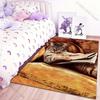 Cat Reading Newspaper on The Sofa Carpet for Living Room Bedroom Sofa Home Decor Non-slip Floor Mat Modern Rugs Luxury Gifts