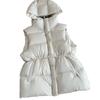 European winter new cotton clothes, vest, drawstring, cotton vest, women's medium and long warm waist, slim fit and warm vest