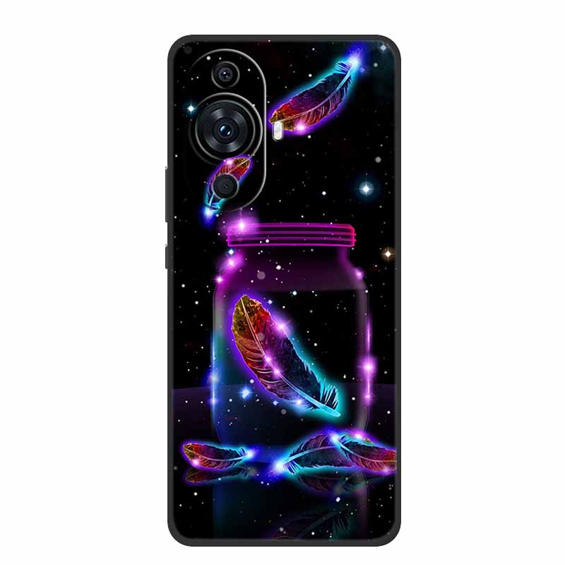 Phone Case For Huawei Nova 12s Back Cover Case Shockproof Black Silicone Soft Funda For Huawei Nova 12s Case Nova12s 6.7" Coque