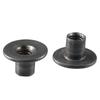 30Pcs Round Base Tee Nut M6 M8 Mounting Hardware Fastener  for Furniture Sheet Metal Woodworking