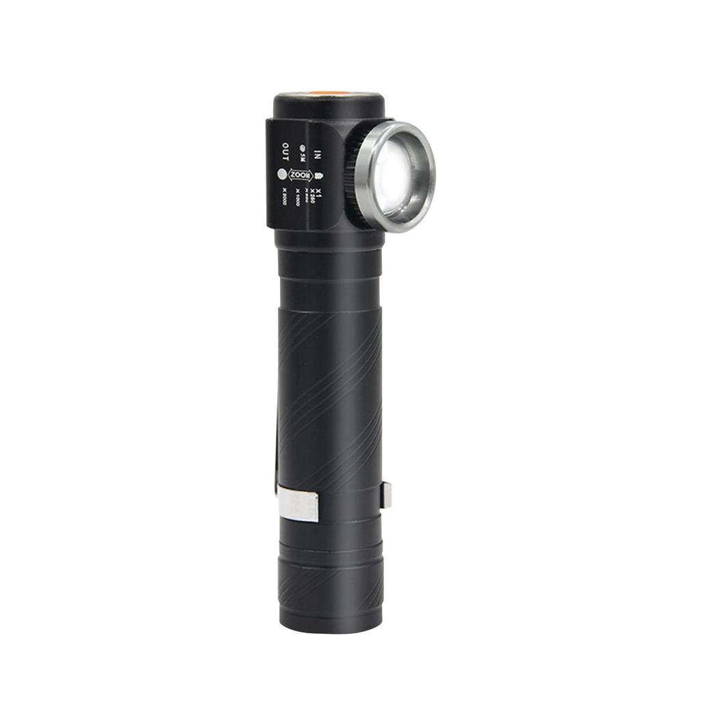 Outdoor Portable Multifunctional Strong Light Flashlight LED Side Light Head Mounted Flashlight Headlight