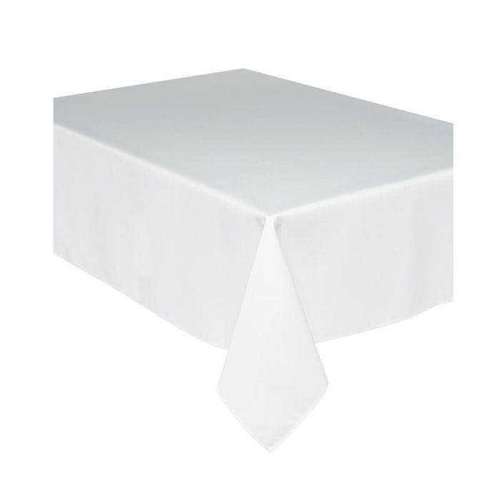 Nappe anti tache 140 x 240 cm Colors blanc