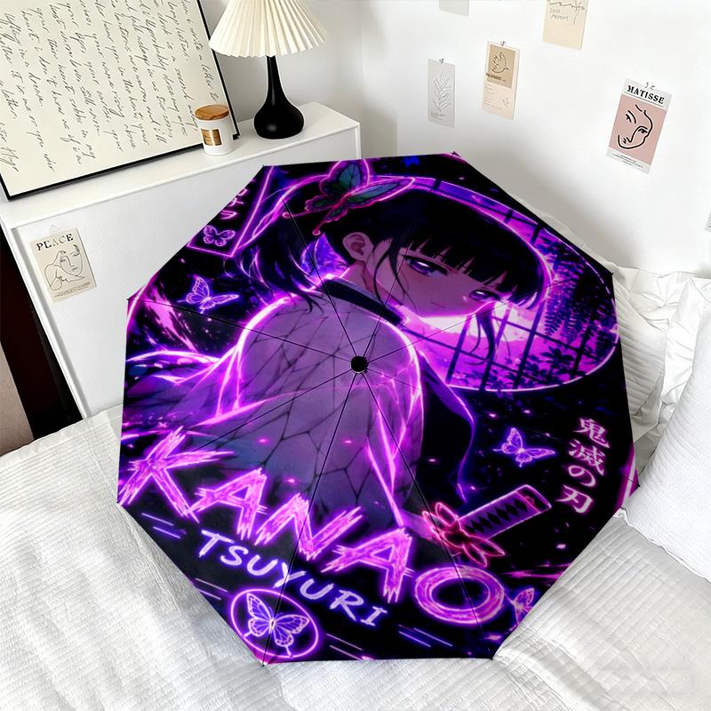Japanese-style Cartoon Demon Slayer Kamado Tanjiro & Kamado Nezuko Umbrella Including Home Travel and Outdoor Activities Multi Functional Umbrella 28
