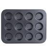 Carbon Steel Mini Muffin Pan 12-Cup Design Baking Pan Mini Bakeware Cupcake Tin  Cupcakes Making