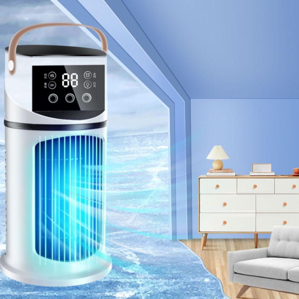 8H Timer Mobile Air Conditioning 9 Speeds Water Cooling Fan Air Conditioning Fan  Home Use