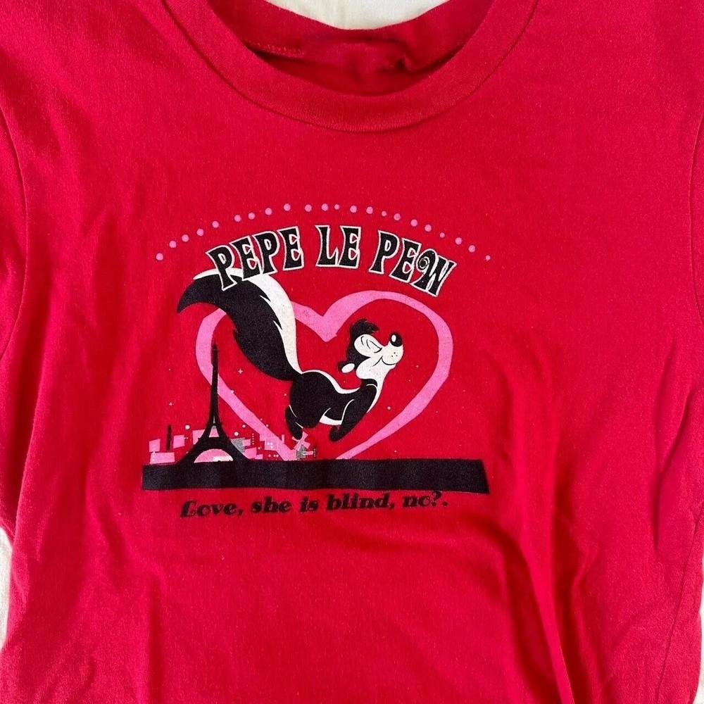 

Pepe Le Pew Unisex Cotton All Size S-4XL T-shirt red color BL1077 3XL