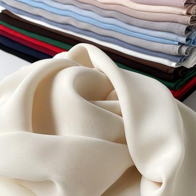 Écharpe châle foulard de tête en soie de couleur unie 111 cm grand carré foulard fil turc respirant écharpe longue foulard carré foulard lot