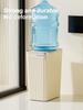 1pc Push-button waste bin, large capacity, non-slip base, sealed odour-proof lid, suitable for kitchens, bathrooms, offices