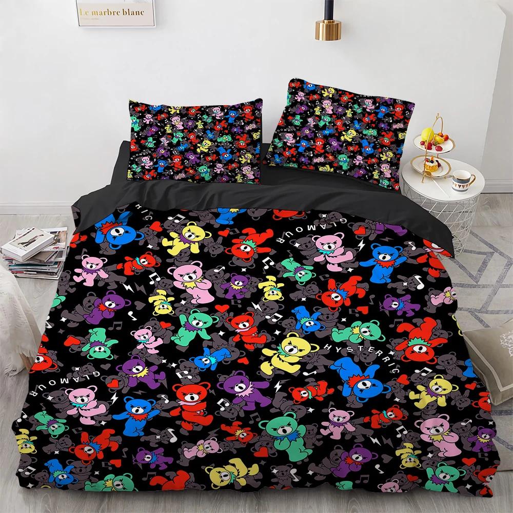 Comforter Microorganism Bacteria Comforter Bedding Set For Winter Little Monster Pathogen Be Riotous With Colour 3D